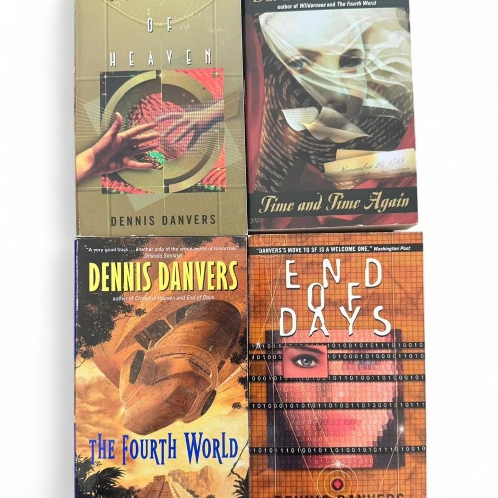 Dennis Danvers vintage science fiction paperback books